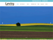 Tablet Screenshot of levitycropscience.com